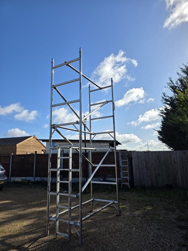 Mobile aluminum scaffold - aluminum, tower