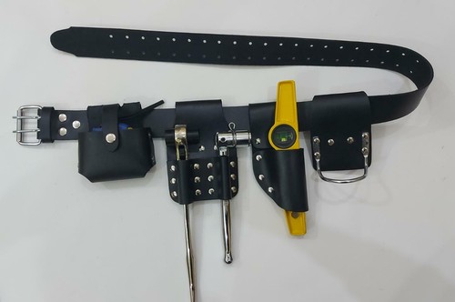 Scaffolding leather tool belt - leather,