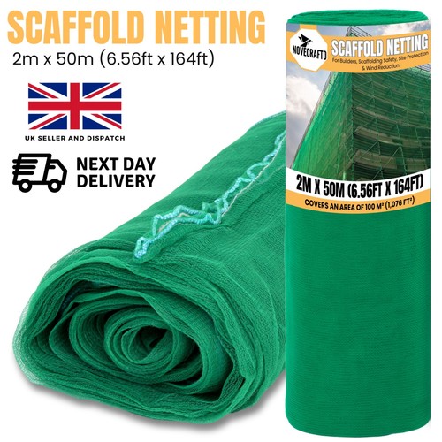 Green scaffold netting - scaffold, 2m