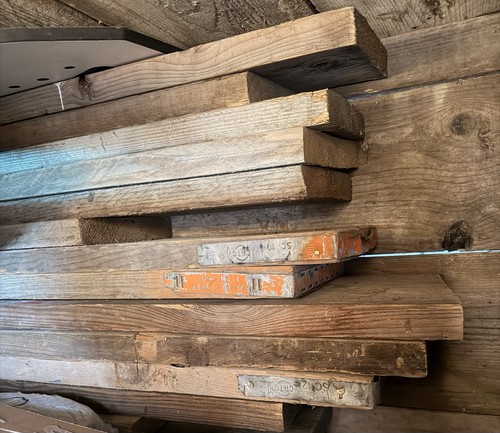 Reclaimed scaffolding boards - reclaimed,